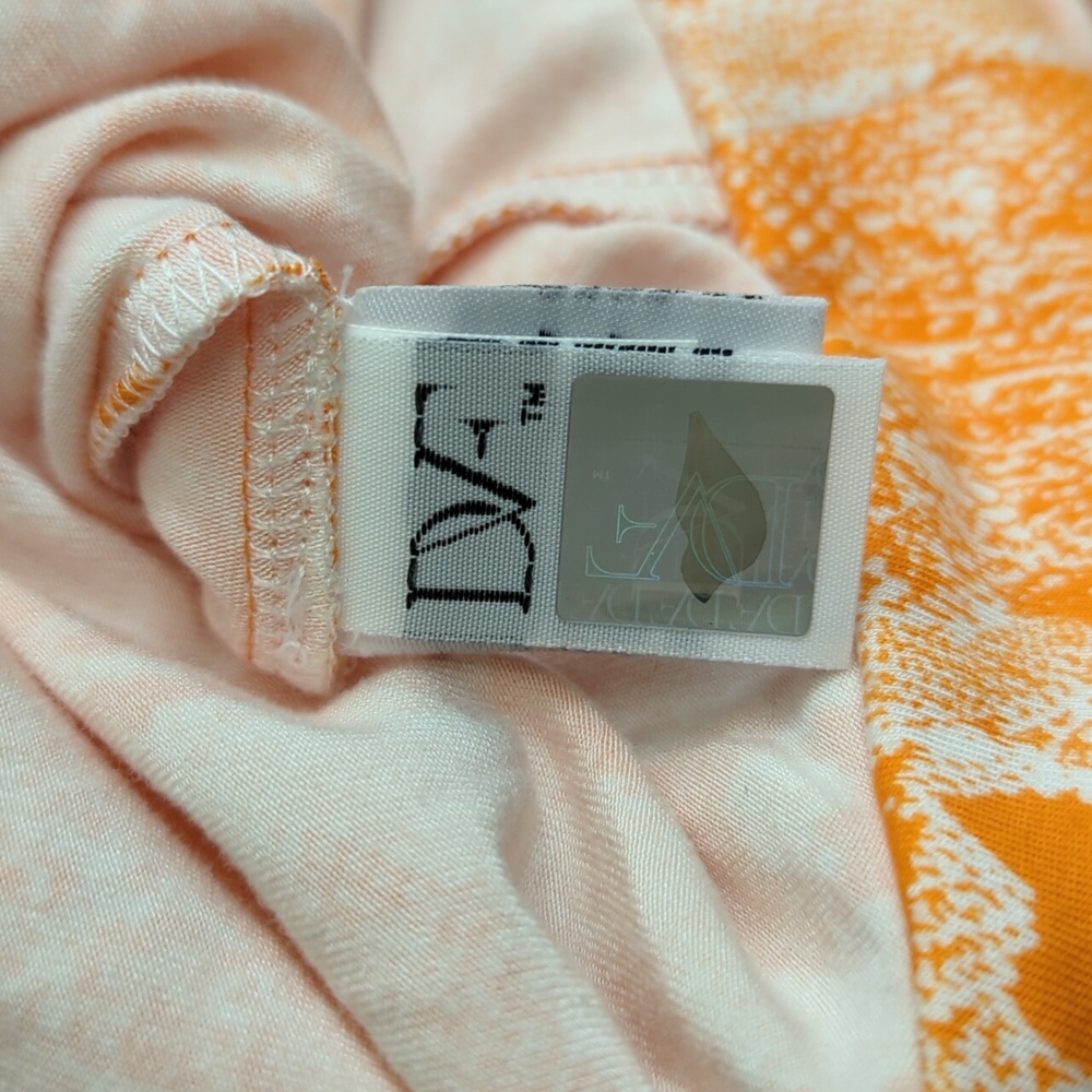 Diane Von Furstenberg Celeste Long Sleeve Romper in Orange Oasis Snakeskin 4 - Picture 8 of 11